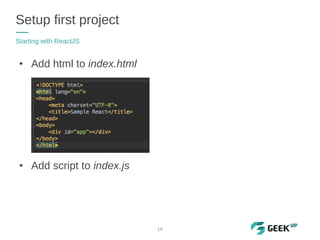 Starting with Reactjs | PPT