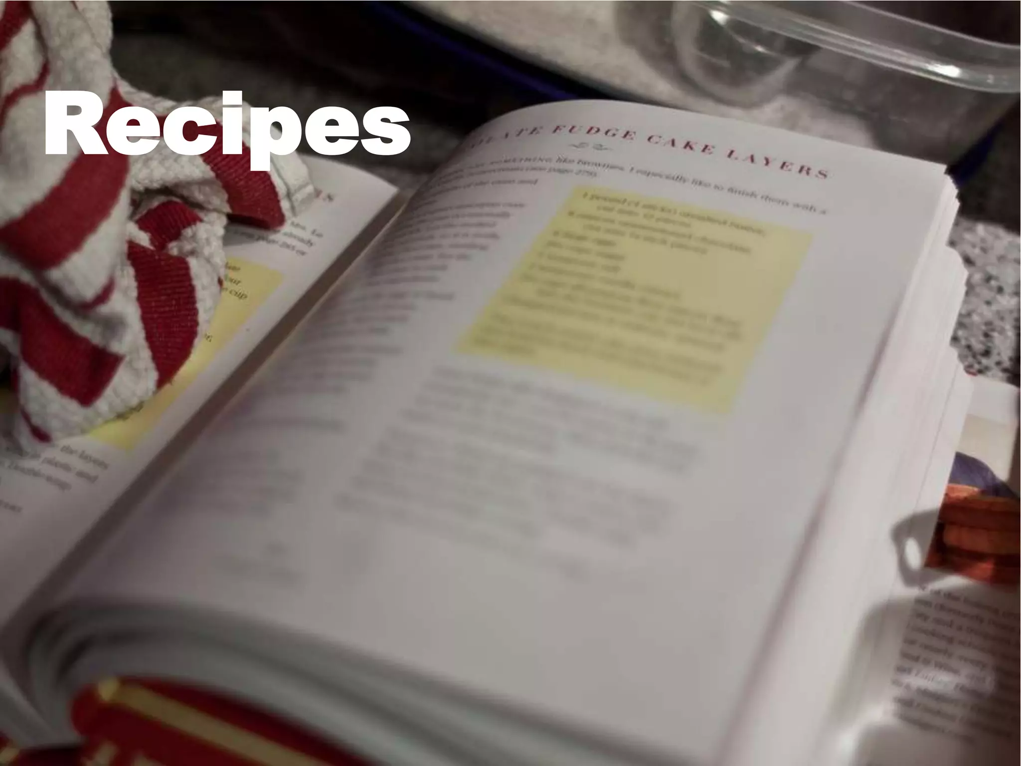 Recipes
 