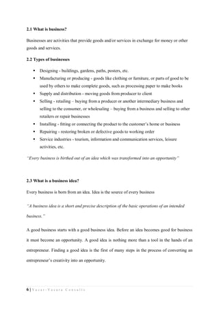 Starting your business & Idea evaluation | PDF