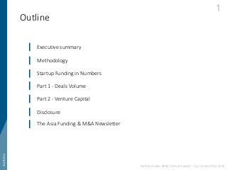 Outline
1
startintx
Startintx Index: APAC Venture Capital - Top Trends of Q1 2015
Methodology
Part 1 - Deals Volume
Startu...
