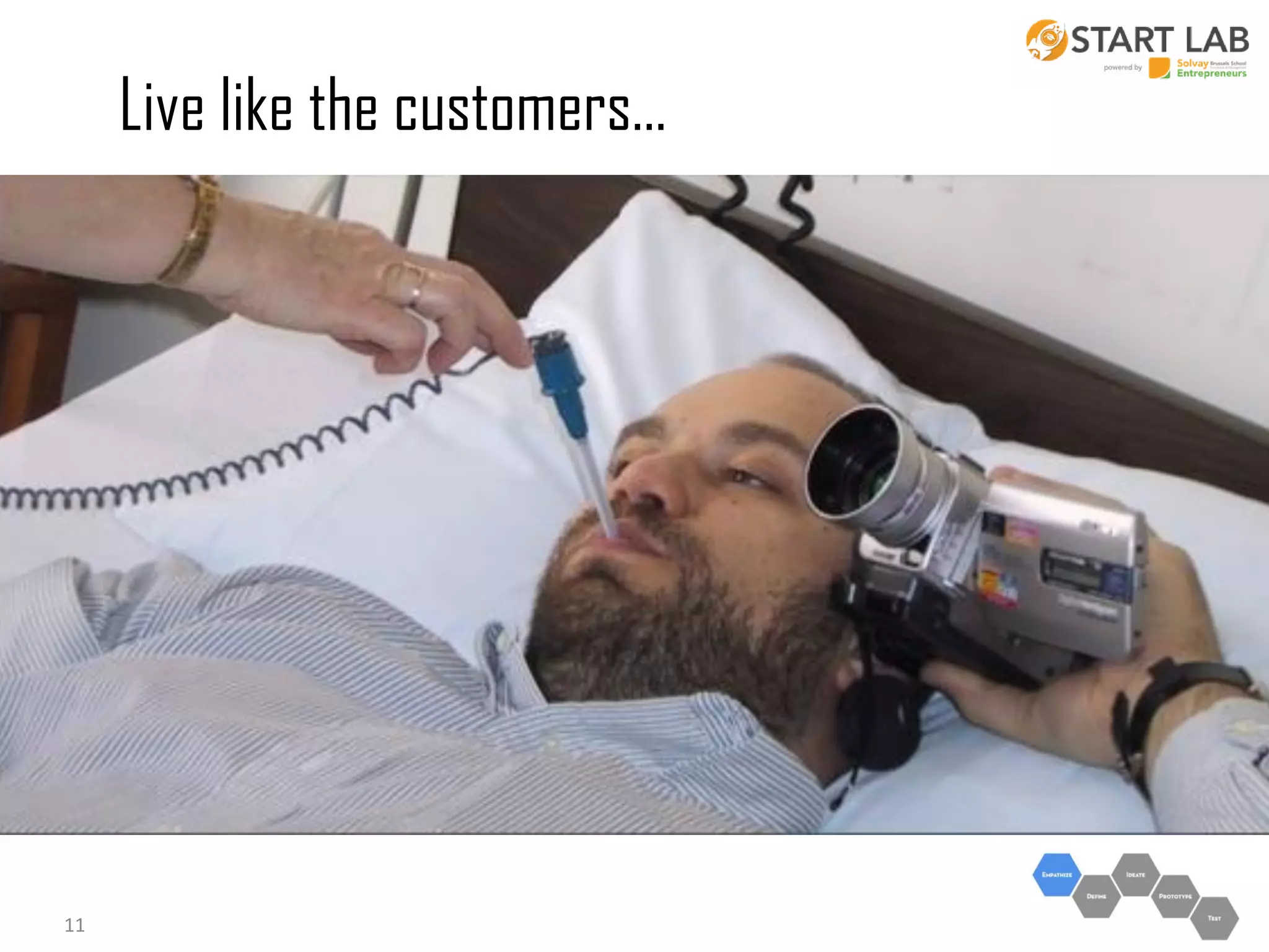 Live like the customers…

11

 