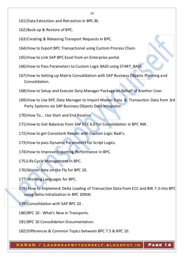 Sap bpc outlooksoft resume