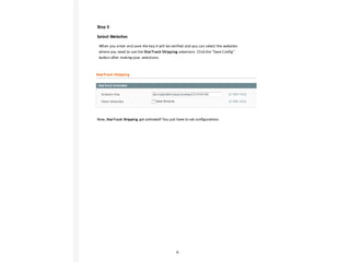 StarTrack Shipping Extension - User Guide