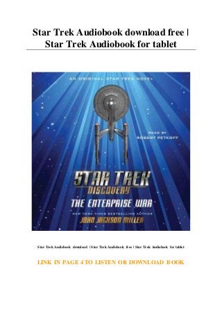 Star Trek Audiobook download free |
Star Trek Audiobook for tablet
Star Trek Audiobook download | Star Trek Audiobook free | Star Trek Audiobook for tablet
LINK IN PAGE 4 TO LISTEN OR DOWNLOAD BOOK
 