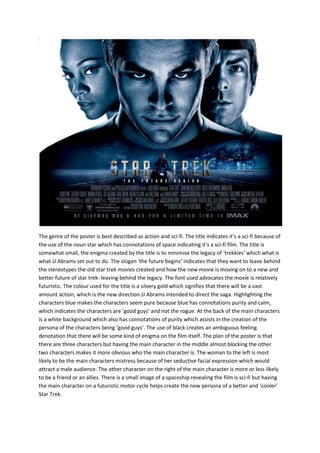 star trek essay