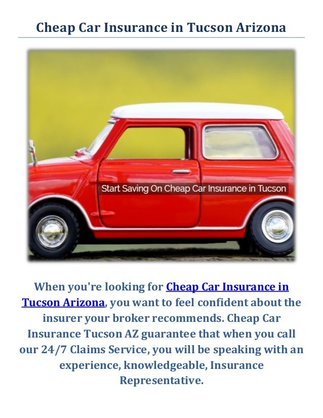 Start Saving On Cheap Car Insurance in Tucson, AZ