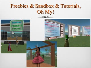 Freebies & Sandbox & Tutorials, Oh My! 