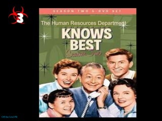 3The Human Resources Department