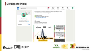 Divulgação inicial
 
