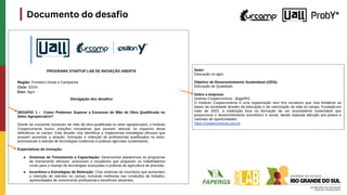 Documento do desafio
 