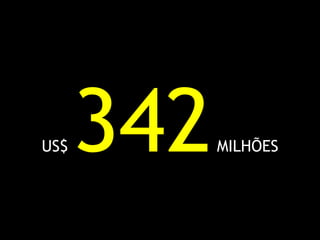 US$   342   MILHÕES
 