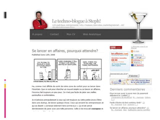 Créer sa startup Web