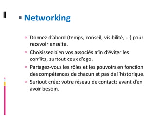 Créer sa startup Web