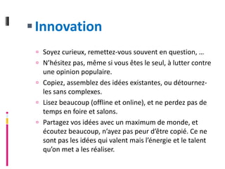 Créer sa startup Web