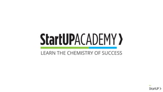 LEARN THE CHEMISTRY OF SUCCESS
 