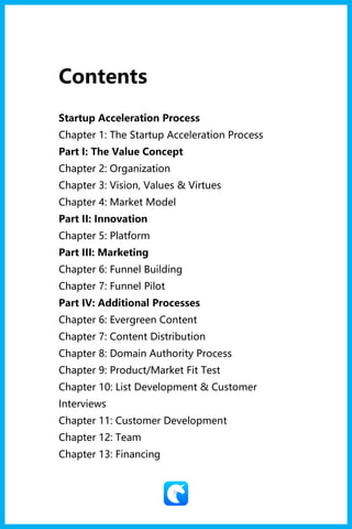 Startup Accelerator in a Book | PDF