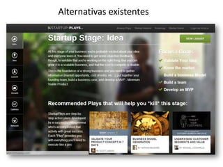 Alternativas existentes
 
