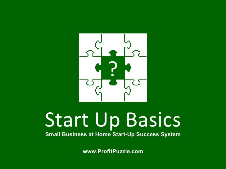Small Business Start Up Basics