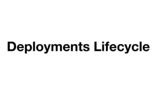 Deployments Lifecycle
 