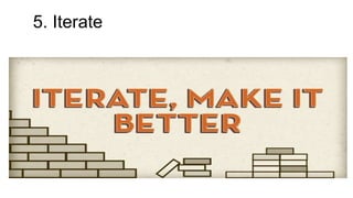 5. Iterate
 