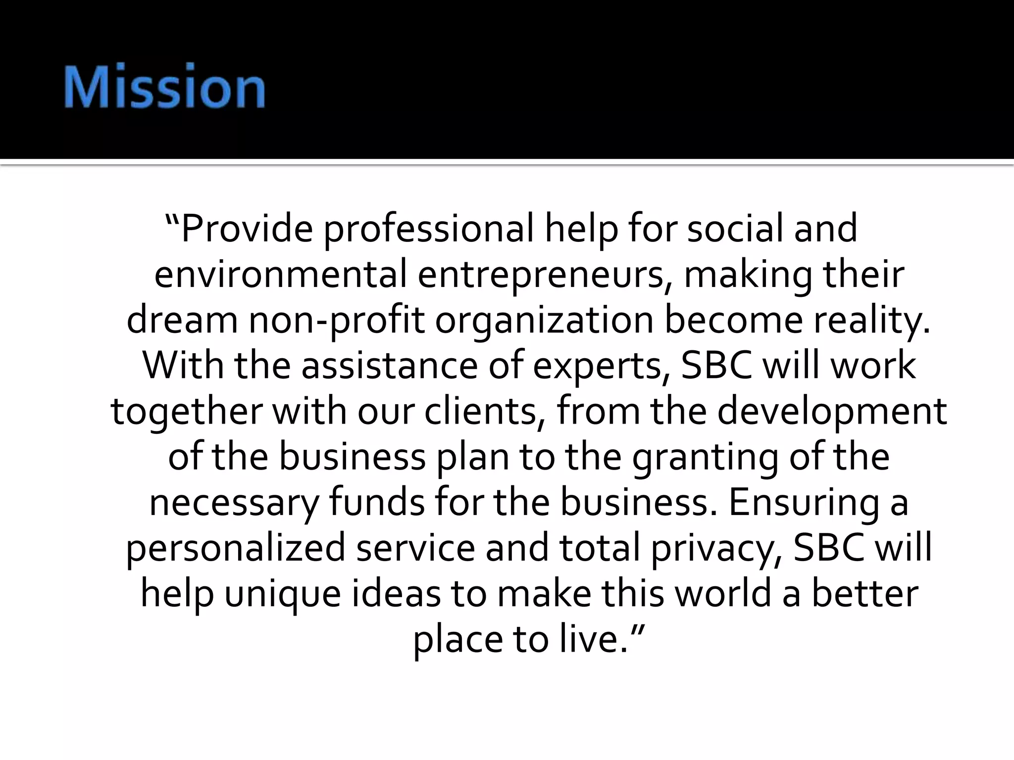 Startup Business Consulting | PPT
