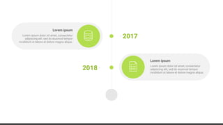 2017
2018 Lorem ipsum dolor sit amet, consectetur
adipiscing elit, sed do eiusmod tempor
incididunt ut labore et dolore magna aliqua.
Lorem ipsum
Lorem ipsum dolor sit amet, consectetur
adipiscing elit, sed do eiusmod tempor
incididunt ut labore et dolore magna aliqua.
Lorem ipsum
 