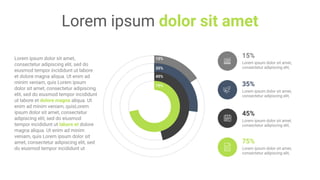 Lorem ipsum dolor sit amet
Lorem ipsum dolor sit amet,
consectetur adipiscing elit,
15%
15%
35%
45%
75%
Lorem ipsum dolor sit amet,
consectetur adipiscing elit,
35%
Lorem ipsum dolor sit amet,
consectetur adipiscing elit,
45%
Lorem ipsum dolor sit amet,
consectetur adipiscing elit,
75%
Lorem ipsum dolor sit amet,
consectetur adipiscing elit, sed do
eiusmod tempor incididunt ut labore
et dolore magna aliqua. Ut enim ad
minim veniam, quis Lorem ipsum
dolor sit amet, consectetur adipiscing
elit, sed do eiusmod tempor incididunt
ut labore et dolore magna aliqua. Ut
enim ad minim veniam, quisLorem
ipsum dolor sit amet, consectetur
adipiscing elit, sed do eiusmod
tempor incididunt ut labore et dolore
magna aliqua. Ut enim ad minim
veniam, quis Lorem ipsum dolor sit
amet, consectetur adipiscing elit, sed
do eiusmod tempor incididunt ut
 