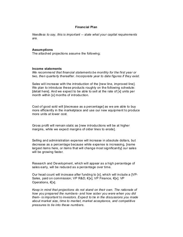 new business plan templates