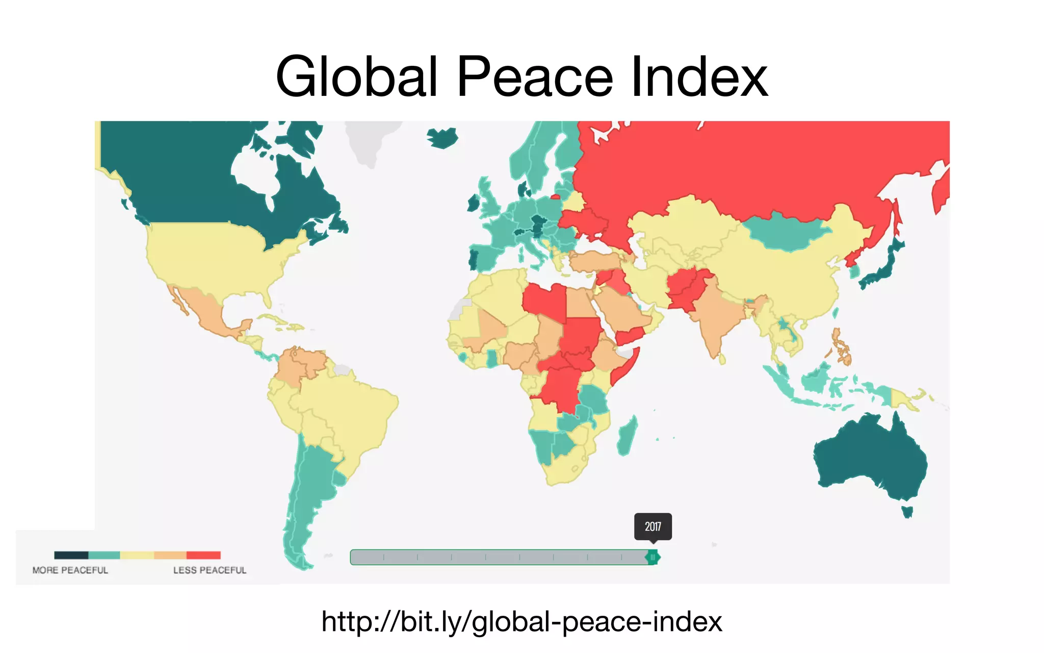 Global Peace Index
http://bit.ly/global-peace-index
 