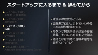 My Startup Learnings (短縮版)