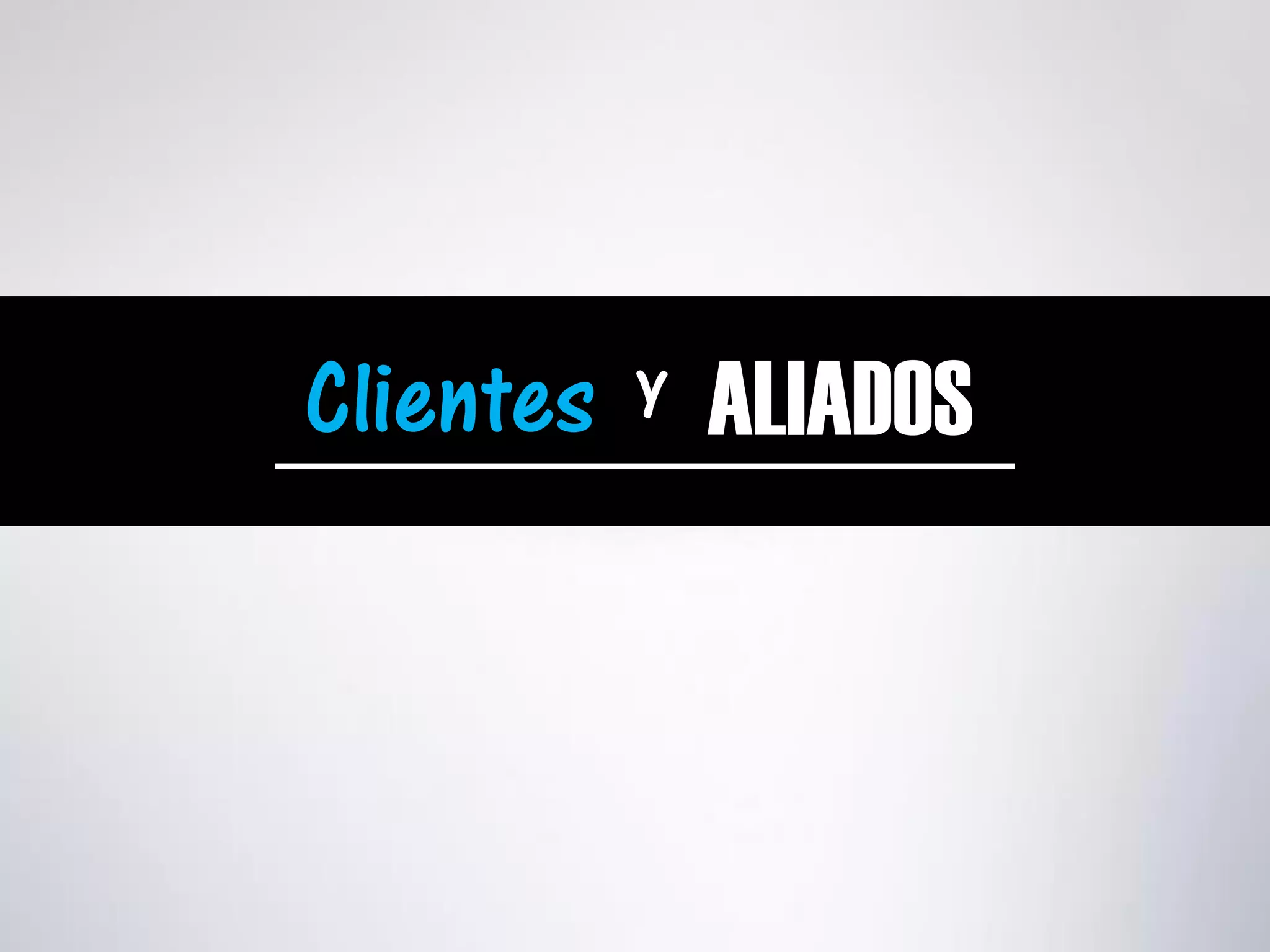 Clientes ALIADOSY
 
