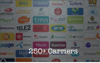 250+ Carriers
Thursday, July 11, 13