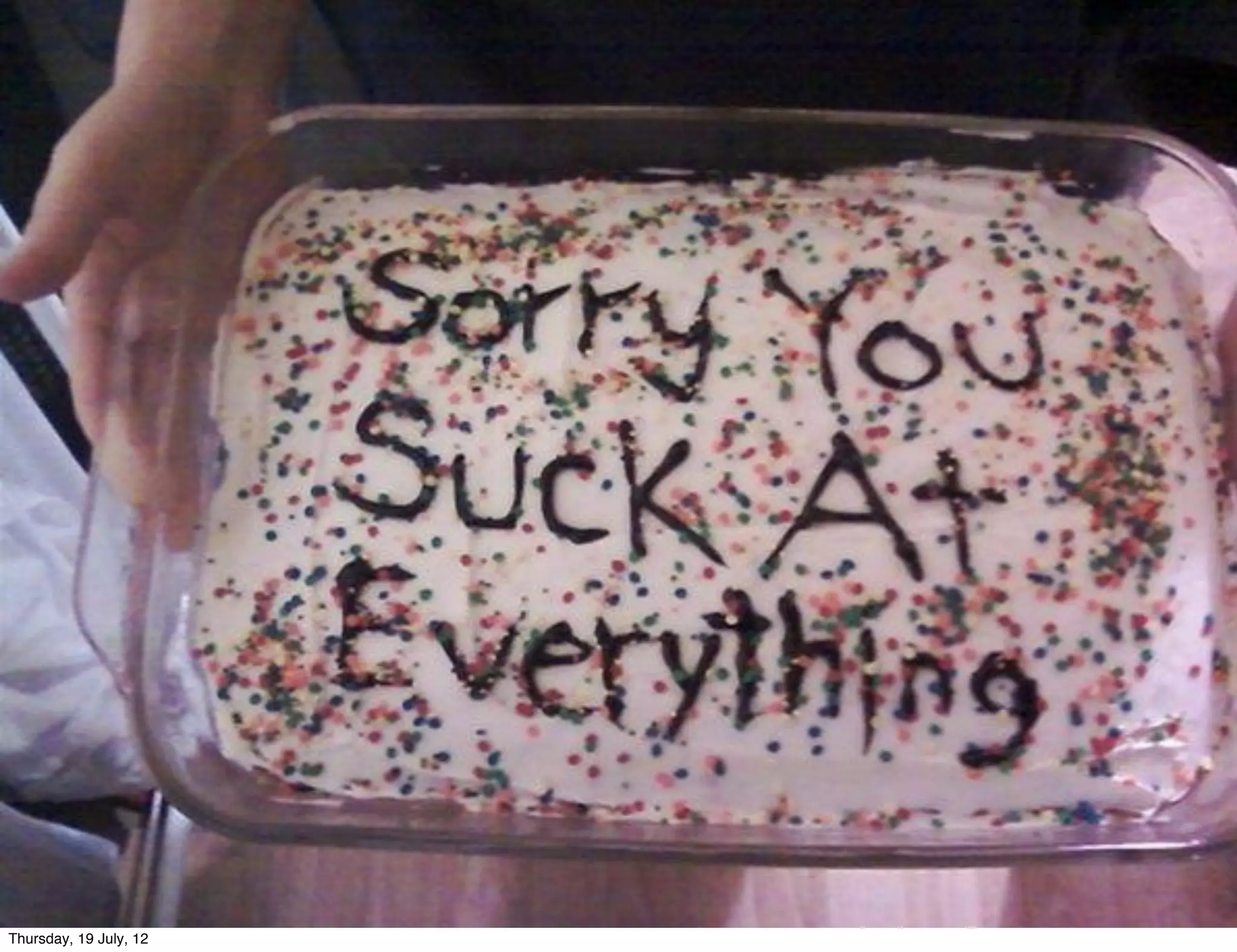 Thursday, 19 July, 12
 