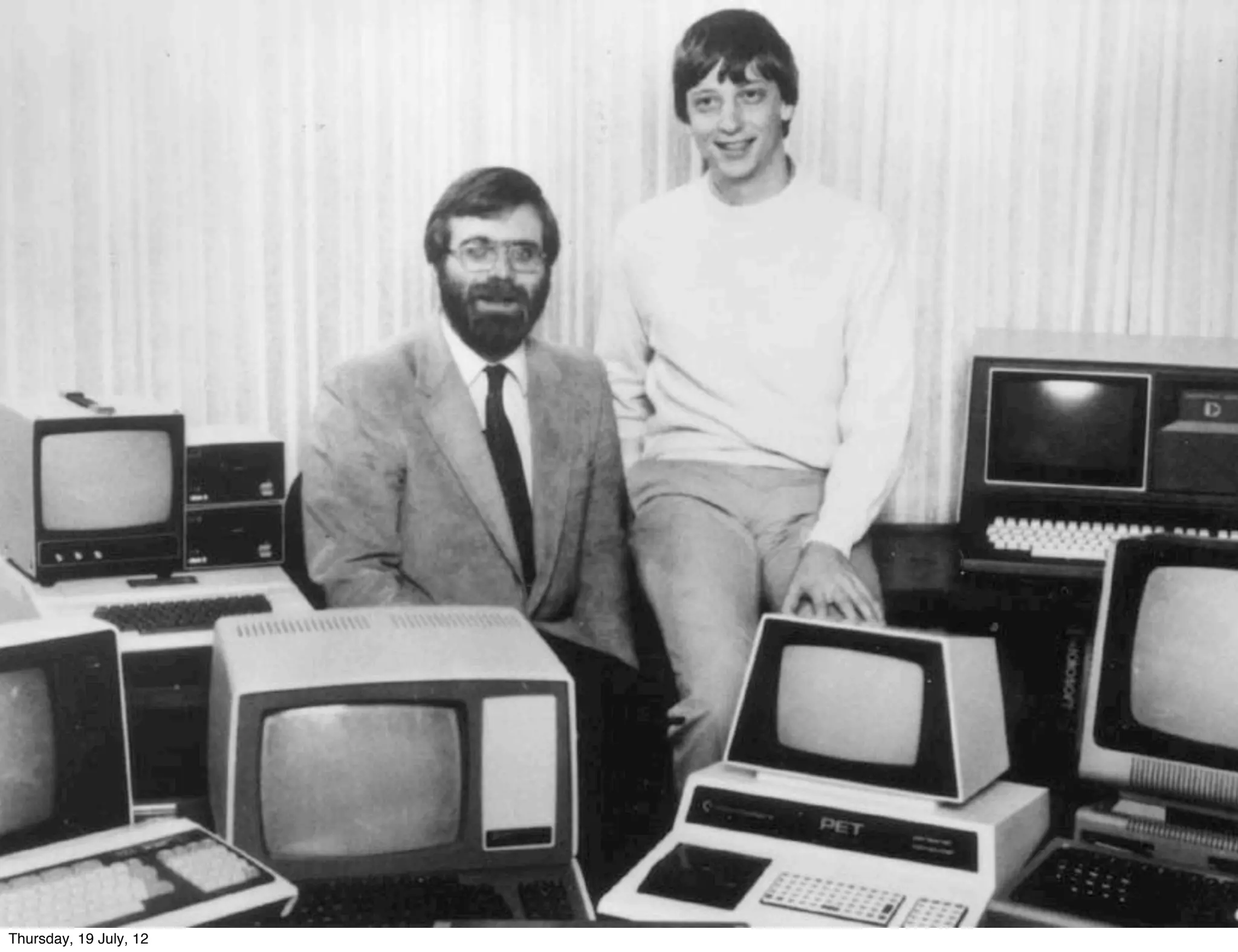 Gates envisioned a
                        computer in every
                           household.


Thursday, 19 July, 12
 