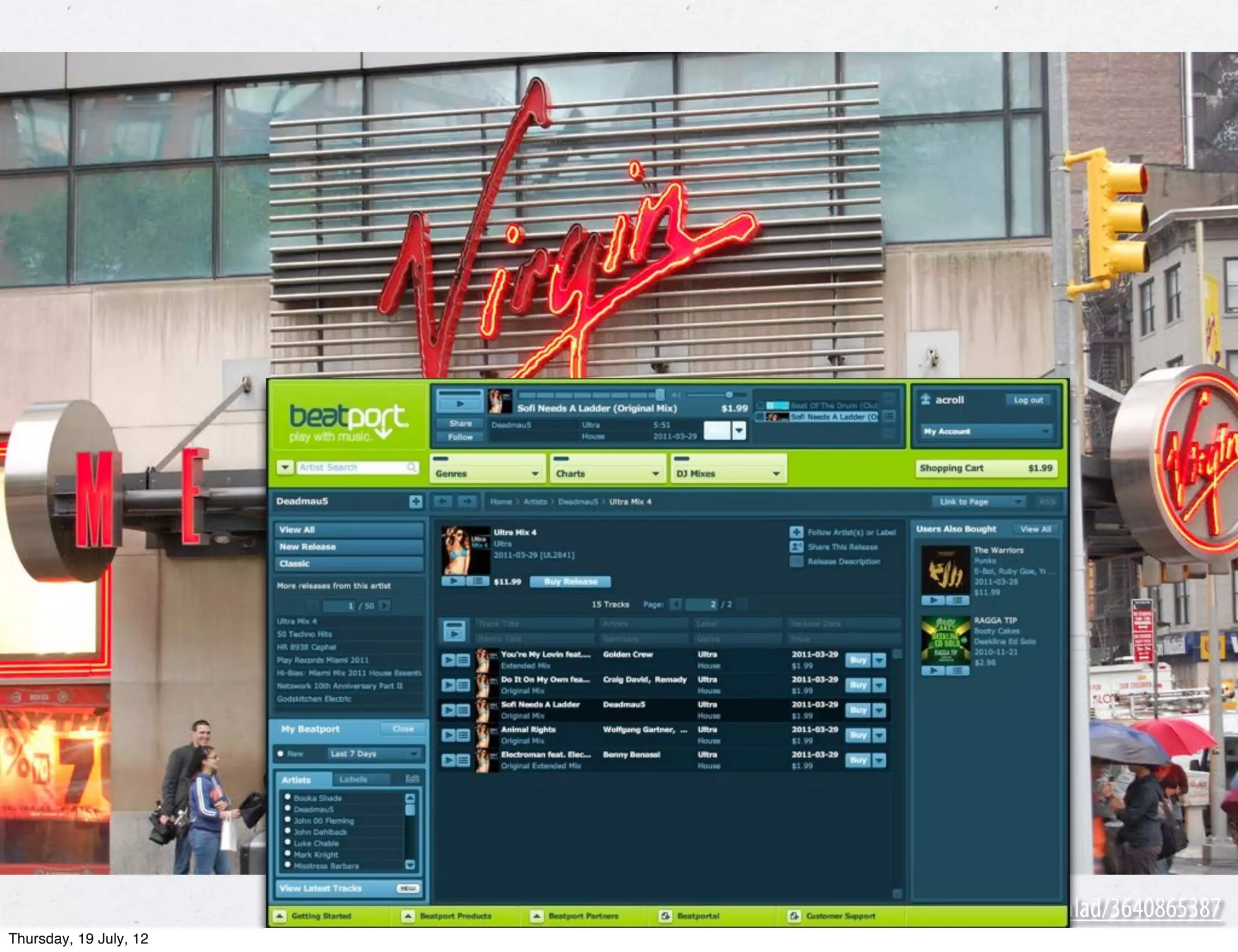 THE RECORDING
                          INDUSTRY



                                http://www.flickr.com/photos/saucysalad/3640865387
Thursday, 19 July, 12
 