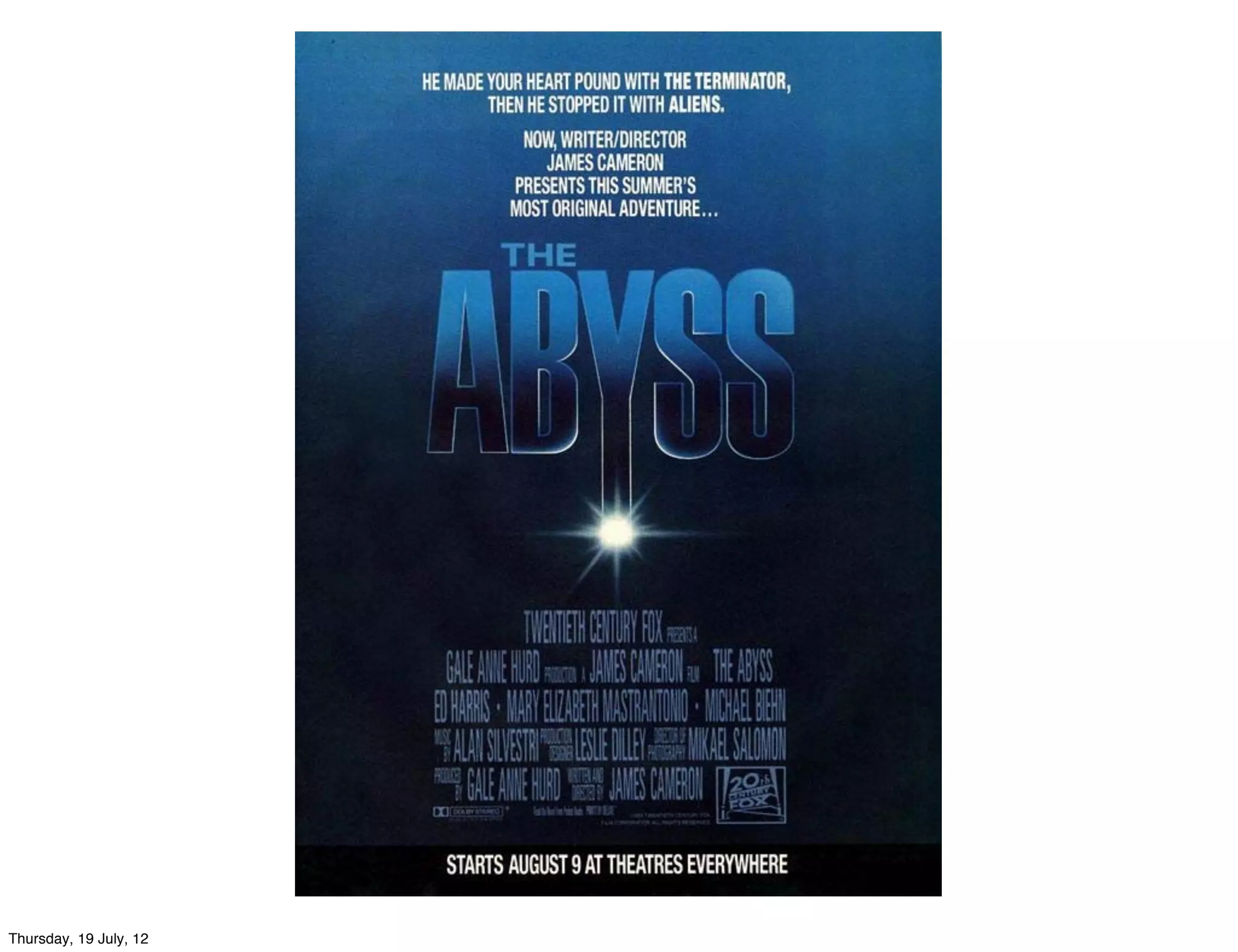 Thursday, 19 July, 12
 