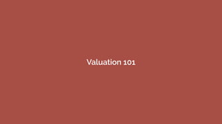 Valuation 101
 