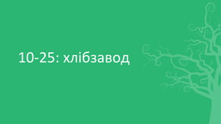 10-25: хлібзавод
 