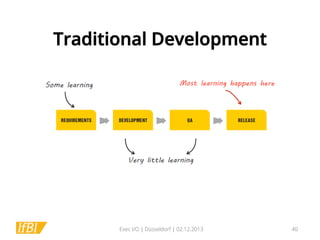 Traditional Development

Exec I/O | Düsseldorf | 02.12.2013

40

 