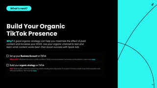How to use TikTok to grow your business in 2024 | PDF