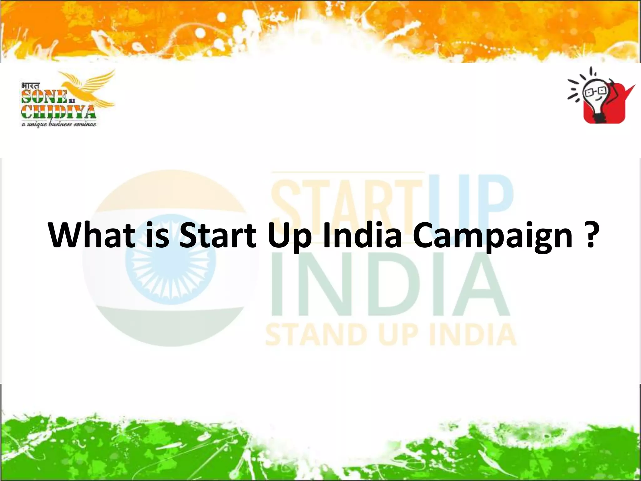 Start Up India Stand Up India Pptx