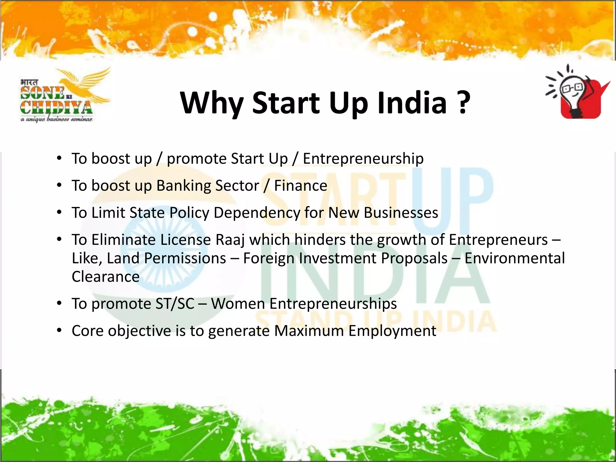Start Up India Stand Up India Pptx