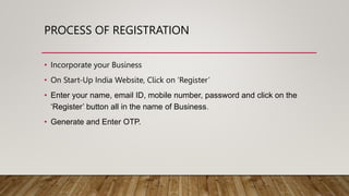 Startup India registration for selc.pptx