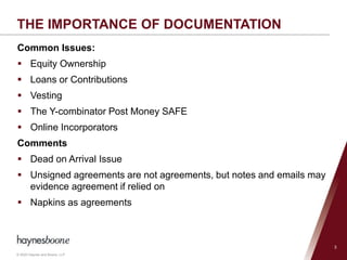 Y Combinator Safe Note Startup Law 101:How to Avoid Legal Pitfalls that Could Doom Your ...