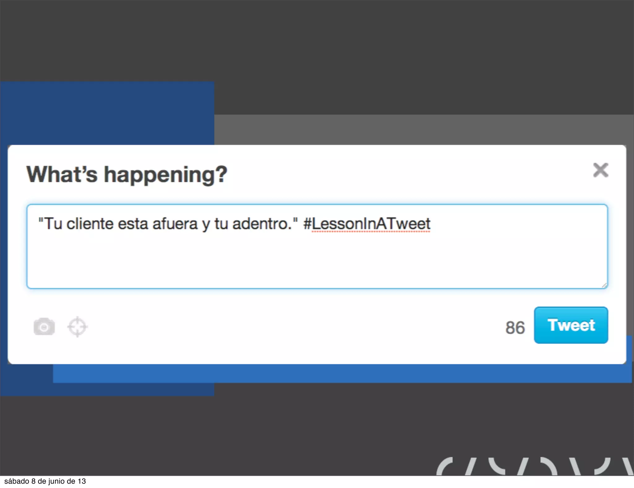 sábado 8 de junio de 13
 