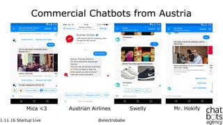The Austrian Chatbot Ecosystem - Startup Live Brussels - Ondrisek