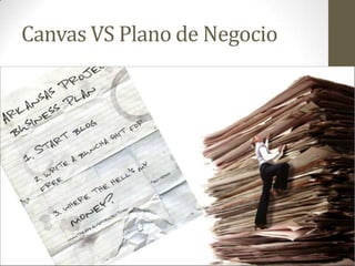 Canvas VS Plano de Negocio
 