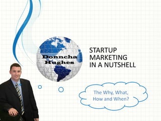 STARTUP
MARKETING
IN A NUTSHELL
The Why, What,
How and When?
 