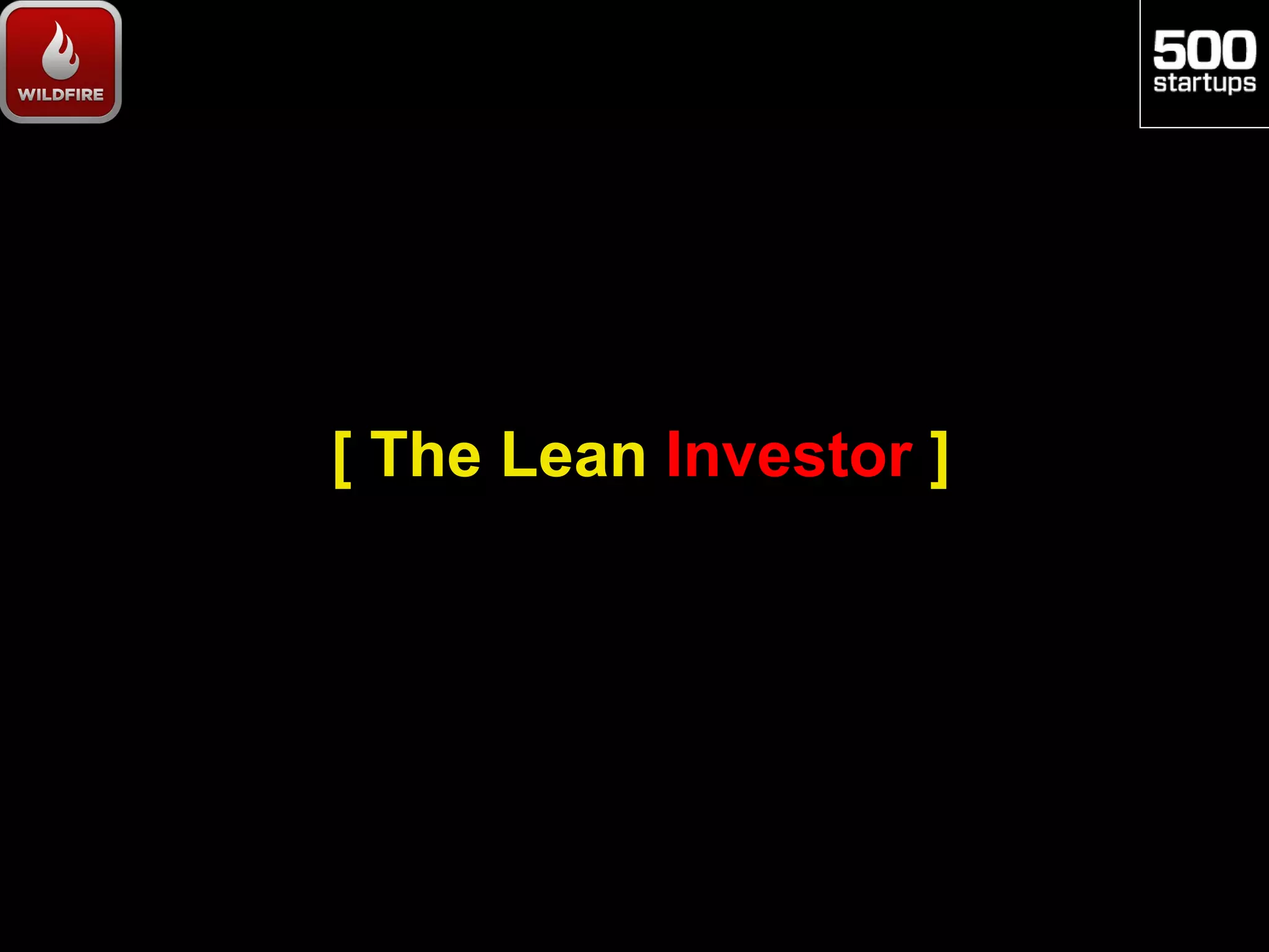 [ The Lean Investor ]
 