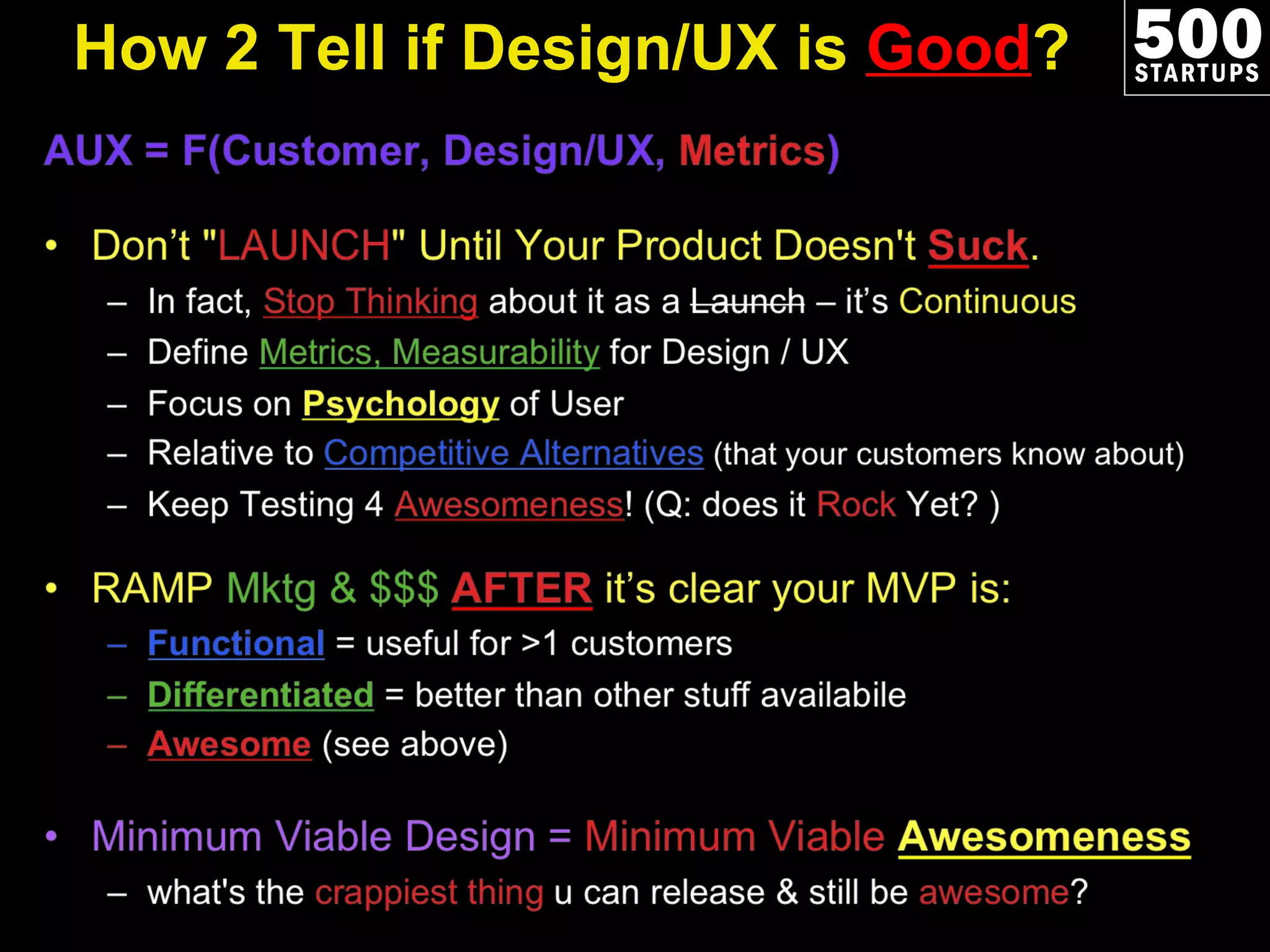 How 2 Tell if Design/UX is  Good ? 